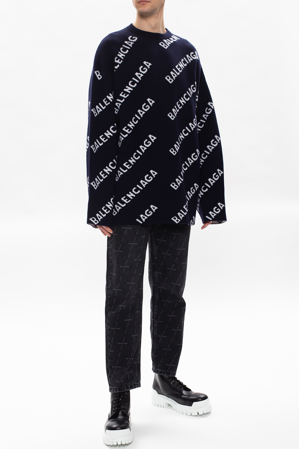 Balenciaga cheap sweater logo